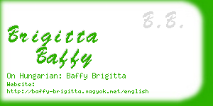 brigitta baffy business card